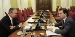 30 July 2014 The Chairman of the European Integration and Regional Cooperation Committee of the National Assembly of the Republic of Srpska in visit to the National Assembly